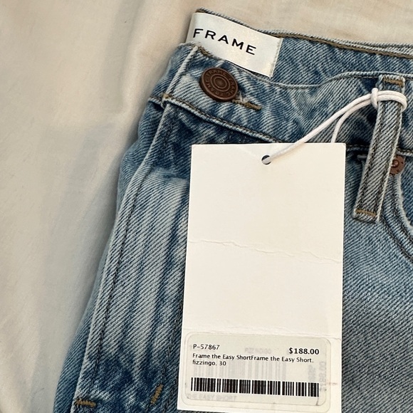 Frame Denim Classic Blue Shorts - Picture 2 of 2